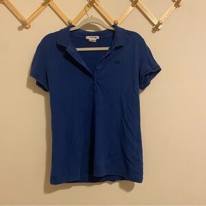 Lacoste Royal Blue Polo Shirt size 40